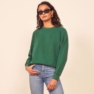 Reformation Spring Rio Crewneck Sweatshirt